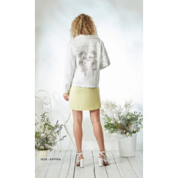 Куртка из джинсовой стрейч - ткани