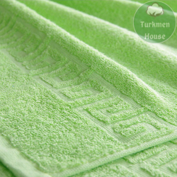 Махровое полотенце "Греческий бордюр. Ашхабад", 40*70 см
