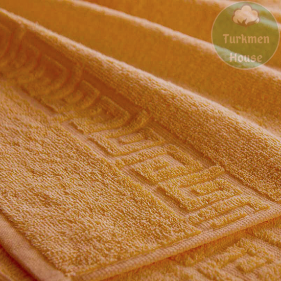 Махровое полотенце "Греческий бордюр. Ашхабад", 70*140 см