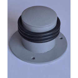 h55 Ограничитель d 50 мм " с плоским основанием БН " Высота 55мм цвет "Сигнальный серый