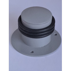 h55 Ограничитель d 50 мм " с плоским основанием БН " Высота 55мм цвет "Сигнальный серый