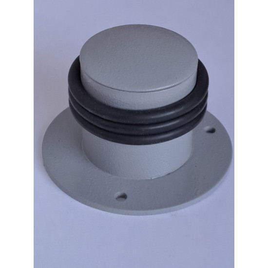 h55 Ограничитель d 50 мм " с плоским основанием БН " Высота 55мм цвет "Сигнальный серый