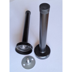 Упор двери " Штырь h 150 мм" Настенный "чёрный"