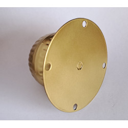 Ручка "Шар" d 60мм (основание 90мм) Односторонняя "золотистая" 1 шт