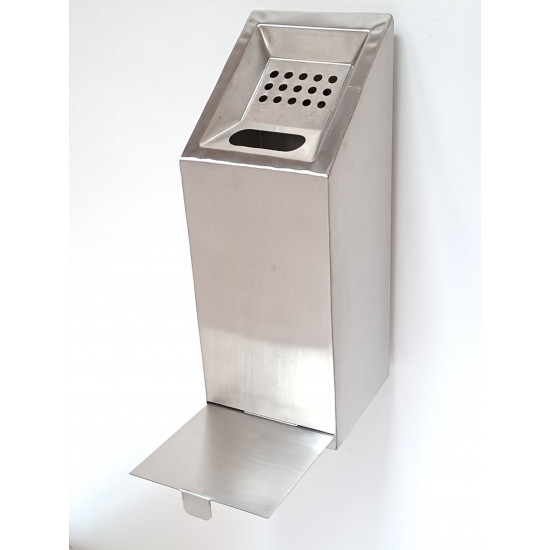 Пепельница 3 DR do настенная 10*10*26 см С выдвигающимся дном 1шт