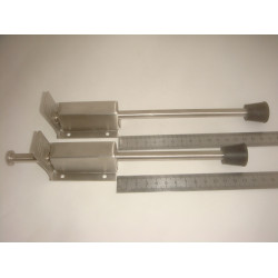 Фиксатор двери " Козья ножка h 170 мм". С педалью.Нержавейка 1 