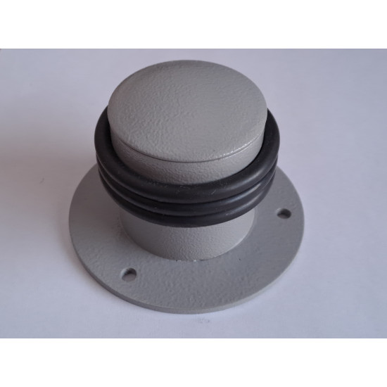 h55 Ограничитель d 50 мм " с плоским основанием БН " Высота 55мм цвет "Сигнальный серый