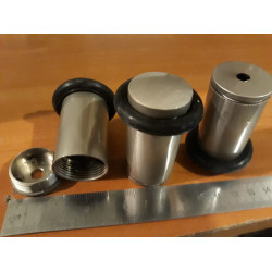 Ограничитель лёгкой двери "Колонна 60мм" Напольный d28мм