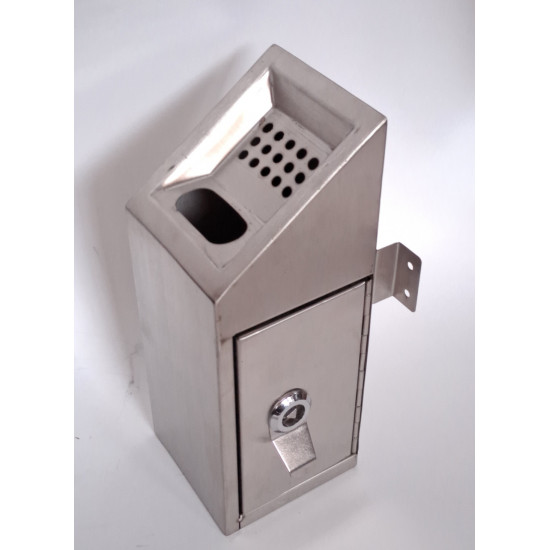 Пепельница 4 USH dv настенная 10*10*26 см С торцевой дверцей .1шт