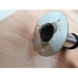 Ограничитель тяжёлой двери стальной "Столбик" диаметром 32мм с усиленным основанием. Высота любая