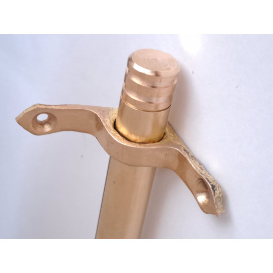 Ковродержатель латунный " PTL " 1 метр Трубка d 16 мм С наконечниками