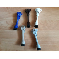 Фиксатор открывания двери "Козья ножка 83мм"  ( алюминий) Ограничитель дверной "КН"