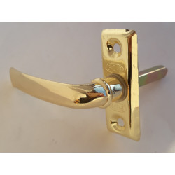 Ручка оконная поворотная металл. ( золото, " хром" " белая")