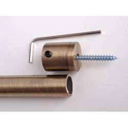 Ковродержатель d 13 мм 1,5 метра Торцевые крепления. Цвет "бронза"