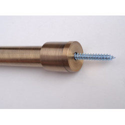 Ковродержатель d 13 мм 1,5 метра Торцевые крепления. Цвет "бронза"