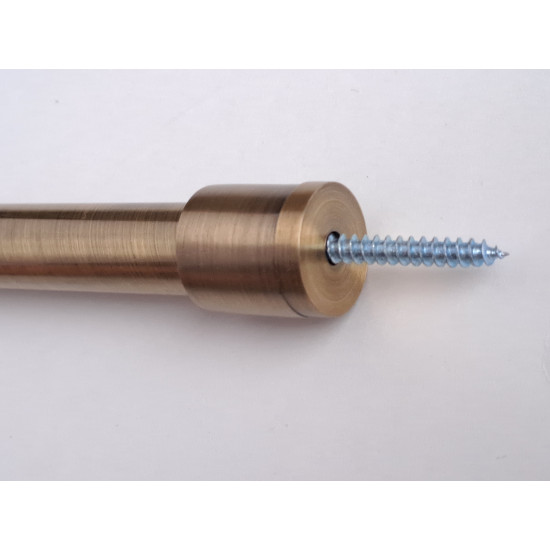 Ковродержатель d 13 мм 1,5 метра Торцевые крепления. Цвет "бронза"