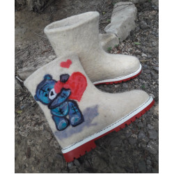 детские валенки Мишка Тедди