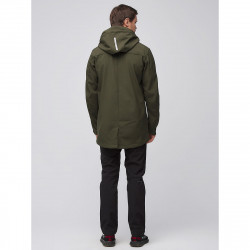 Мужской осенний весенний костюм спортивный softshell цвета хаки 02010K 