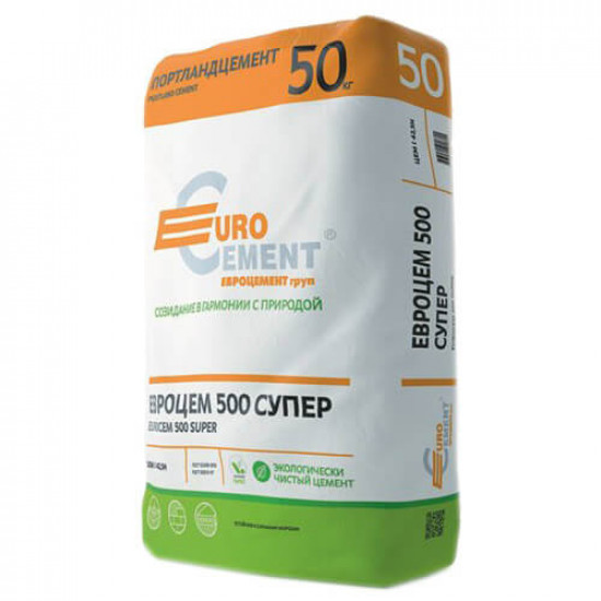 Евроцемент М500 ЦЕМ II/А-Ш 42.5 Н 50 кг Евроцемент М500 ЦЕМ II/А-Ш 42.5 Н 50 кг