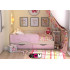 Кровать Алиса КР812 800*1600 Розовый металлик