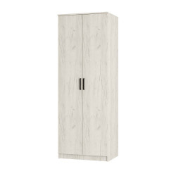 Шкаф 2-х створчатый Фиеста Дуб Крафт белый