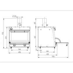 гриль-печь Dagrill 70 G mini